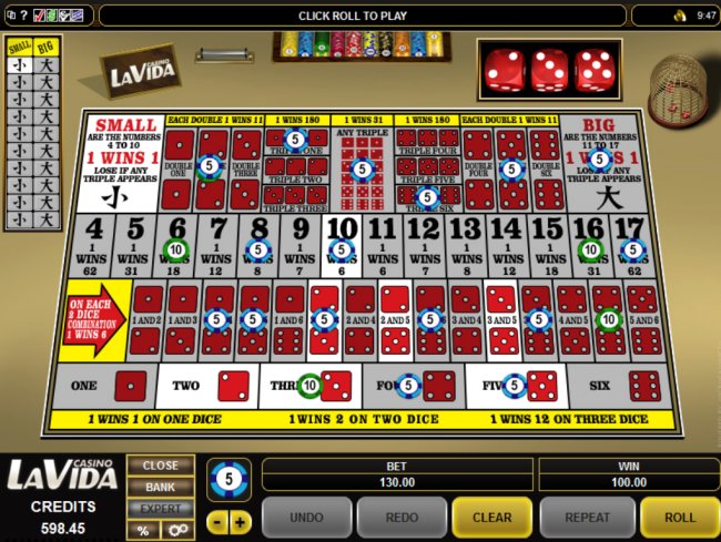 sic bo gambling